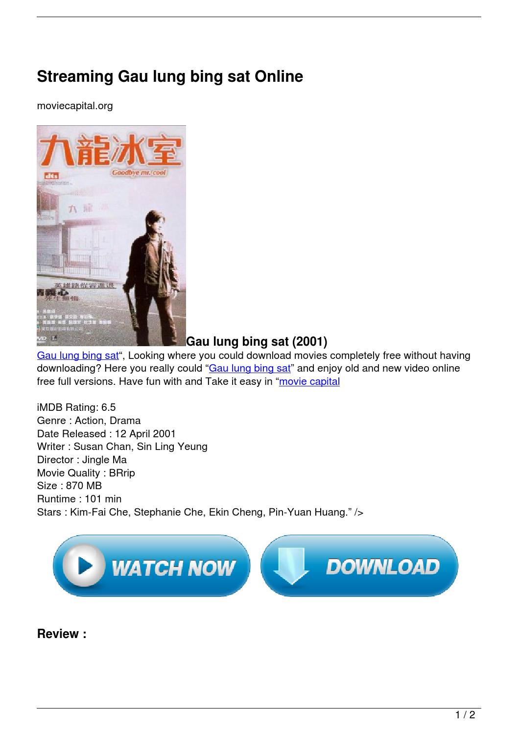 Nonton Film Ekin Cheng Online Goodbye Mr Cool